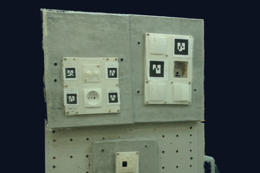 Panel — ramię robota